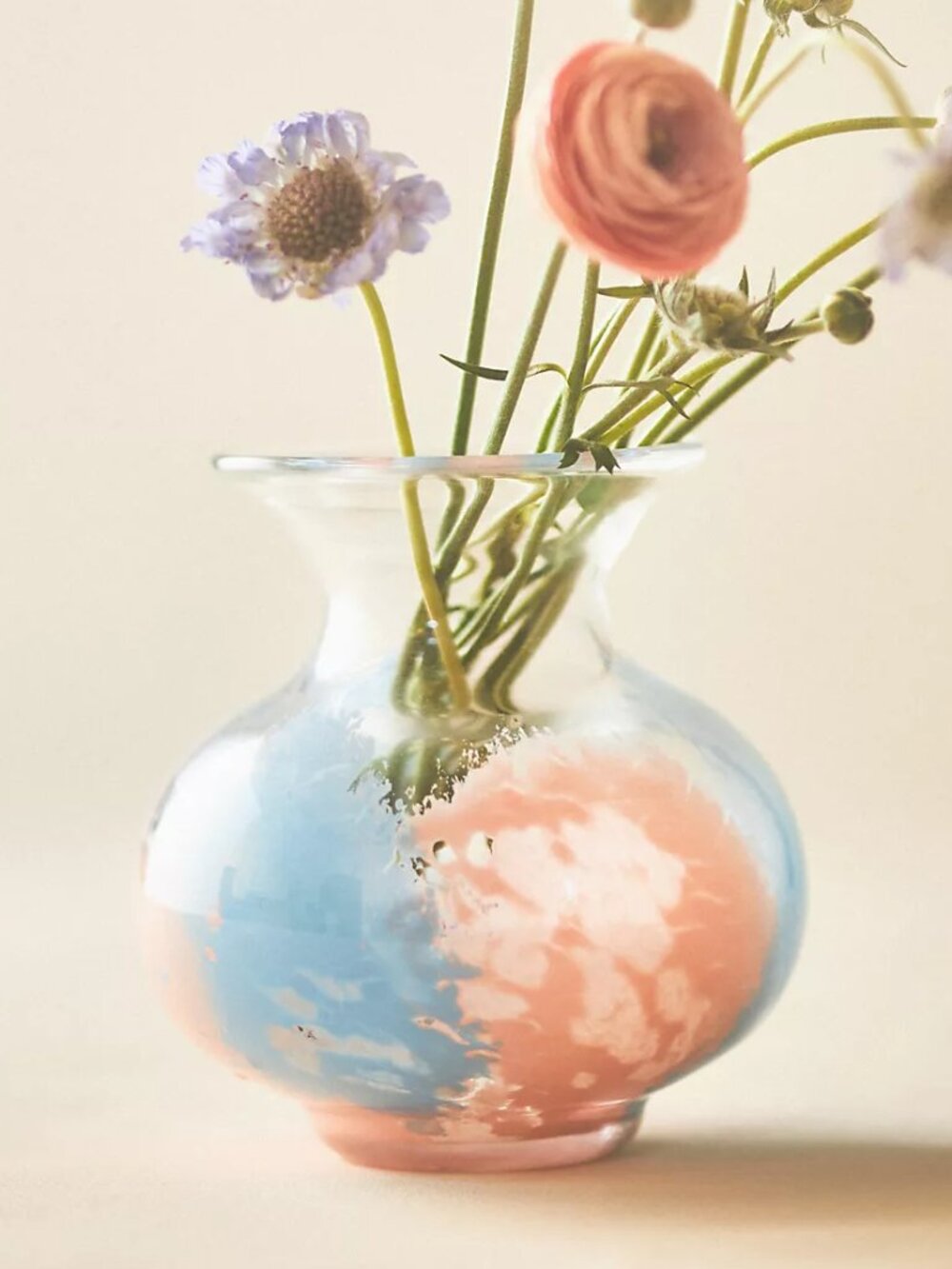 NIB Anthropologie Elea Vase | Pink Pattern